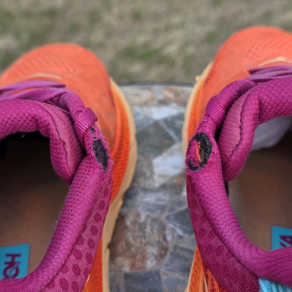 Hoka Challenger ATR 7 1134498 FCJB Flame Cherry Trail Running Shoes Women Sz 9 B - Picture 9 of 10